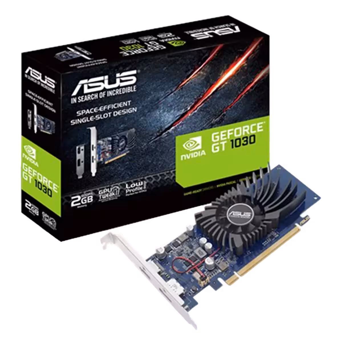 قیمت کارت گرافیک ایسوس GT1030-2G-BRK حافظه 2 گیگابایت GDDR5