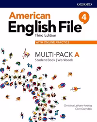 امریکن انگلیش فایل 4 | کتاب انگلیسی American English File 4 3rd (سایز رحلی)