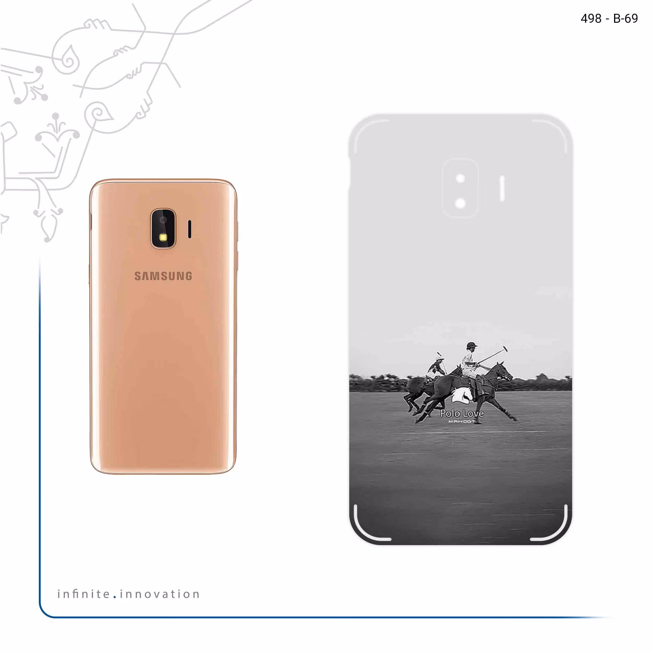 برچسب پوششی ماهوت مدل game of polo مناسب برای گوشی موبایل سامسونگ Galaxy J2 Core