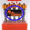سری پیچ گوشتی دو سر چهار سو سامکو مدل مغناطیسی کد YP-010 مجموعه 10 عددی 