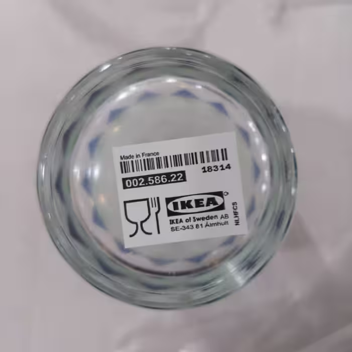 لیوان ایکیا مدل HENSIN کد 002.586.22 بسته 6 عددی