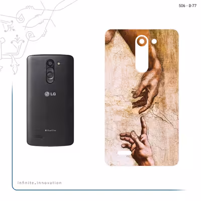 برچسب پوششی ماهوت مدل The Creation of Adam of MichelAnge مناسب برای گوشی موبایل ال جی L Bello