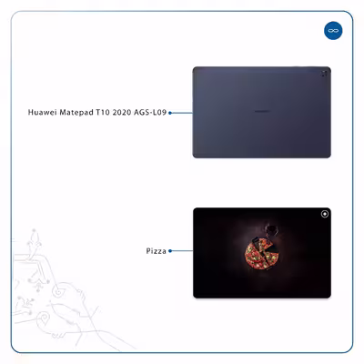 برچسب پوششی ماهوت مدل Pizza مناسب برای تبلت هوآوی Matepad T10 2020 AGS-L09