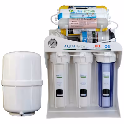 دستگاه تصفیه کننده آب آکوآ اسپرینگ مدل SF4850 به همراه فیلتر مدل 01 مجموعه 4 عددی