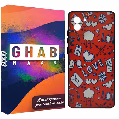 کاور قاب ناب طرح Love مدل BN مناسب برای گوشی موبایل سامسونگ Galaxy A03