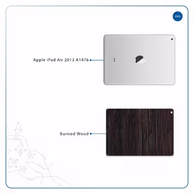 برچسب پوششی ماهوت مدل Burned Wood مناسب برای تبلت اپل iPad Air 2013 A1476