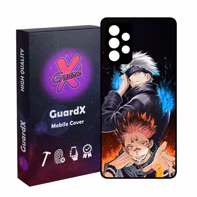 کاور گارد ایکس طرح جوجوتسو کایسن انیمه مدل Glass10572 مناسب برای گوشی موبایل سامسونگ Galaxy A52/A52S