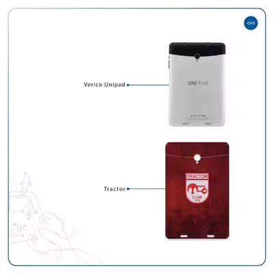 برچسب پوششی ماهوت مدل Tractor مناسب برای تبلت وریکو Unipad