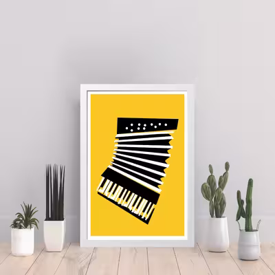تابلو مدل آکوردئون Accordion کدS0121-w