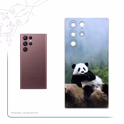 برچسب پوششی ماهوت مدل Panda مناسب برای گوشی موبایل سامسونگ Galaxy S22 Ultra 5G