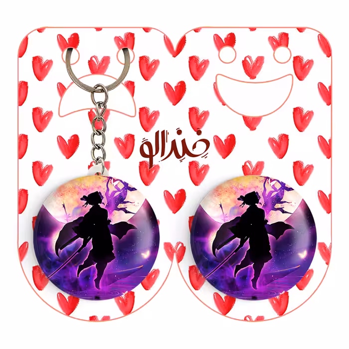 پیکسل خندالو مدل شینوبو کاکوچو انیمه شیطان کش کد 11490 به همراه جاکلیدی