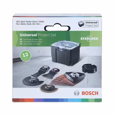 مجموعه 12 عددی تیغه ابزار همه کاره بوش مدل Starlock Universal 