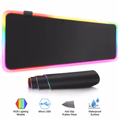 ماوس پد مخصوص بازی اسکپتر مدل pro-glide RGB