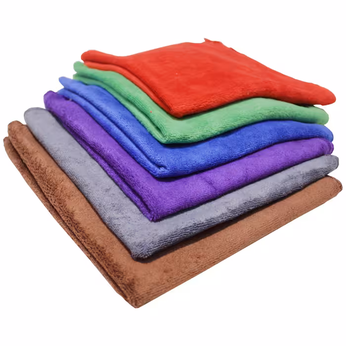 دستمال آشپزخانه مدل میکروفایبر Raimbow بسته 6 عددی