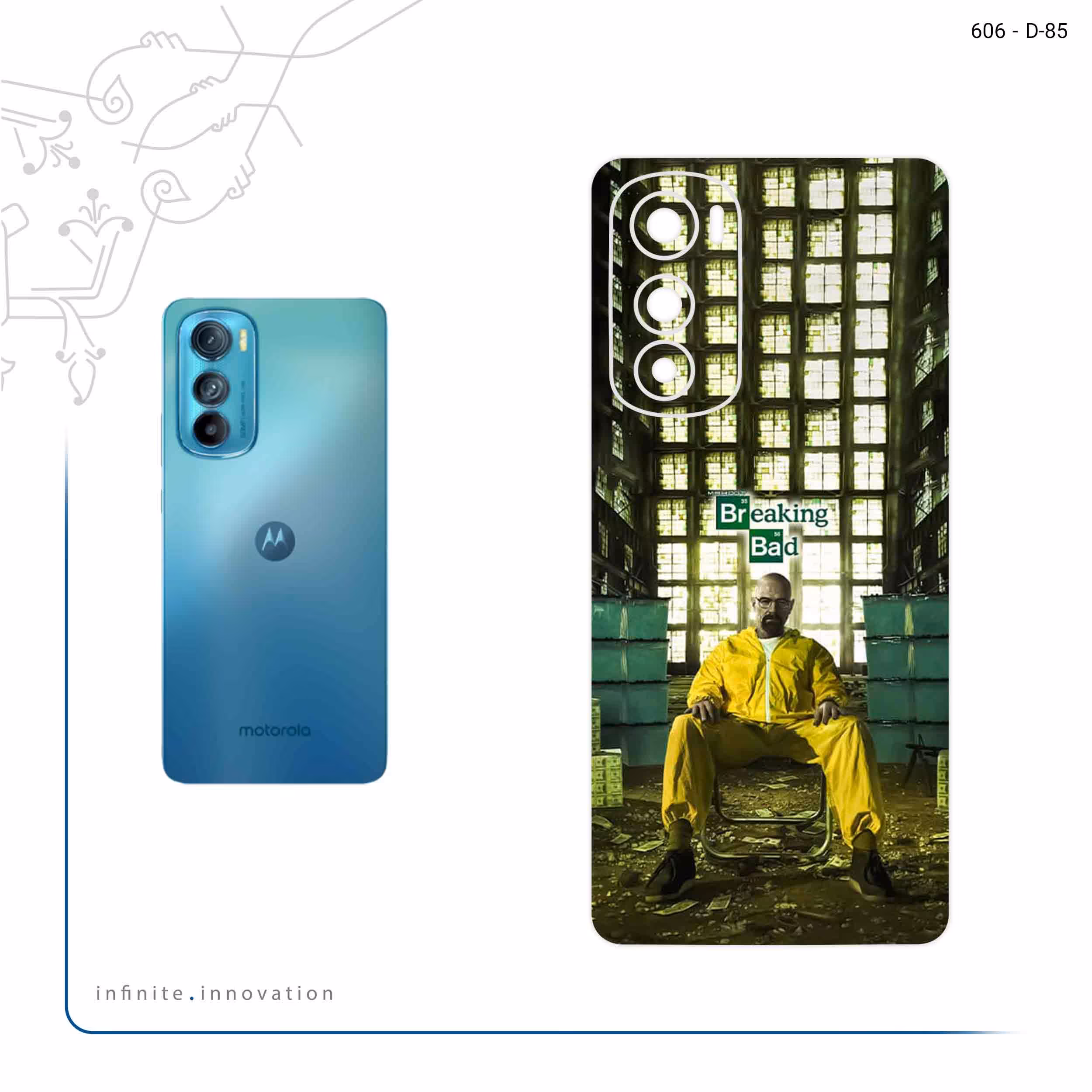 برچسب پوششی ماهوت مدل Breaking Bad مناسب برای گوشی موبایل موتورولا Edge 30