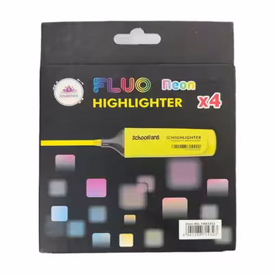 ماژیک علامت گذار اسکول فنس مدل کد FA92311 بسته 4 عددی