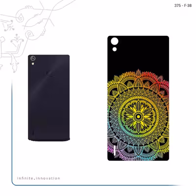 برچسب پوششی ماهوت مدل Mandala Design 4 مناسب برای گوشی موبایل هوآوی Ascend P7