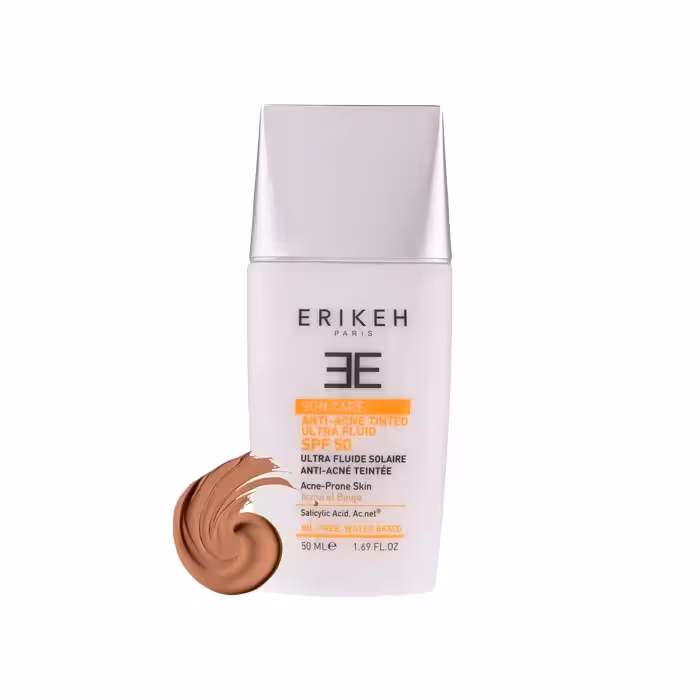کرم ضد آفتاب پوست چرب SPF50 بژ طبیعی اریکه | 50 میل