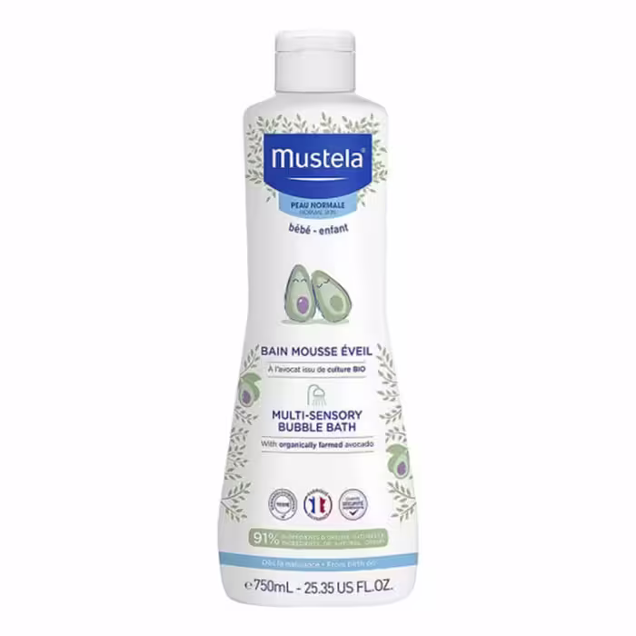 شامپو بدن (فوم) حمام کودک آووکادو ماستلا Mustela