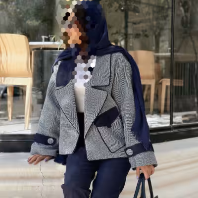 مانتو و شلوار پاییزه مجلسی زنانه