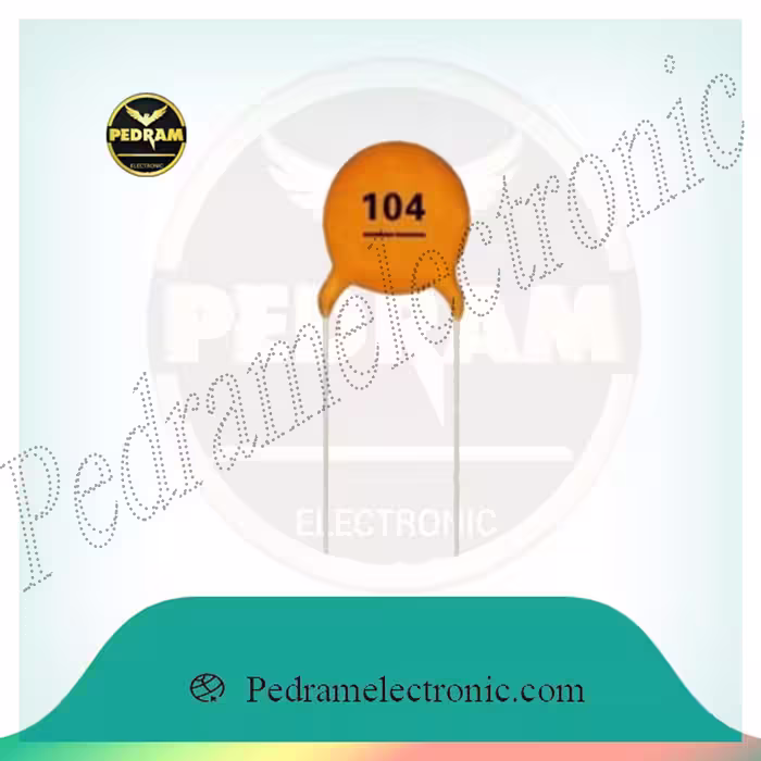 خازن عدسی 100NF 50V 104-50V