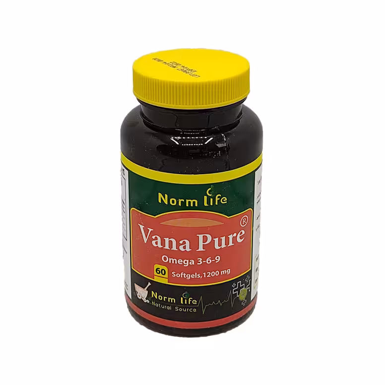 کپسول امگا 3 6 9 وانا پیور نورم لایف 60 عدد