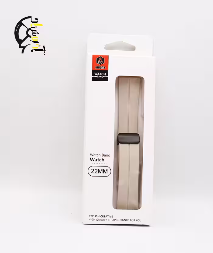 بند سیلیکونی مگنتی سامسونگ واچ 4/5 22MM طوسی روشن
