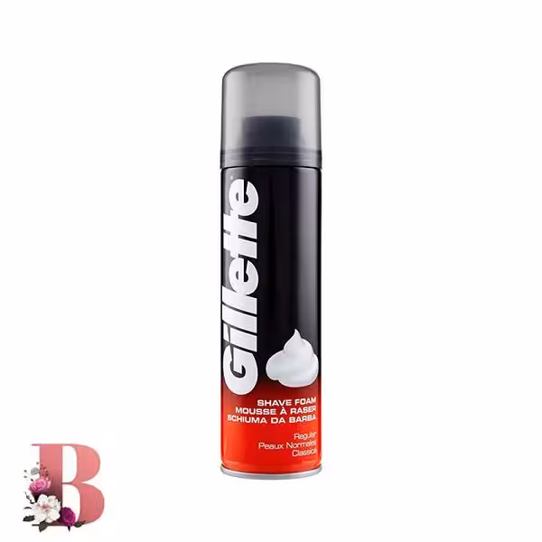 فوم اصلاح ژیلت سری REGULAR حجم 200 میلی لیتر | Gillette Shave Foam 200 ml