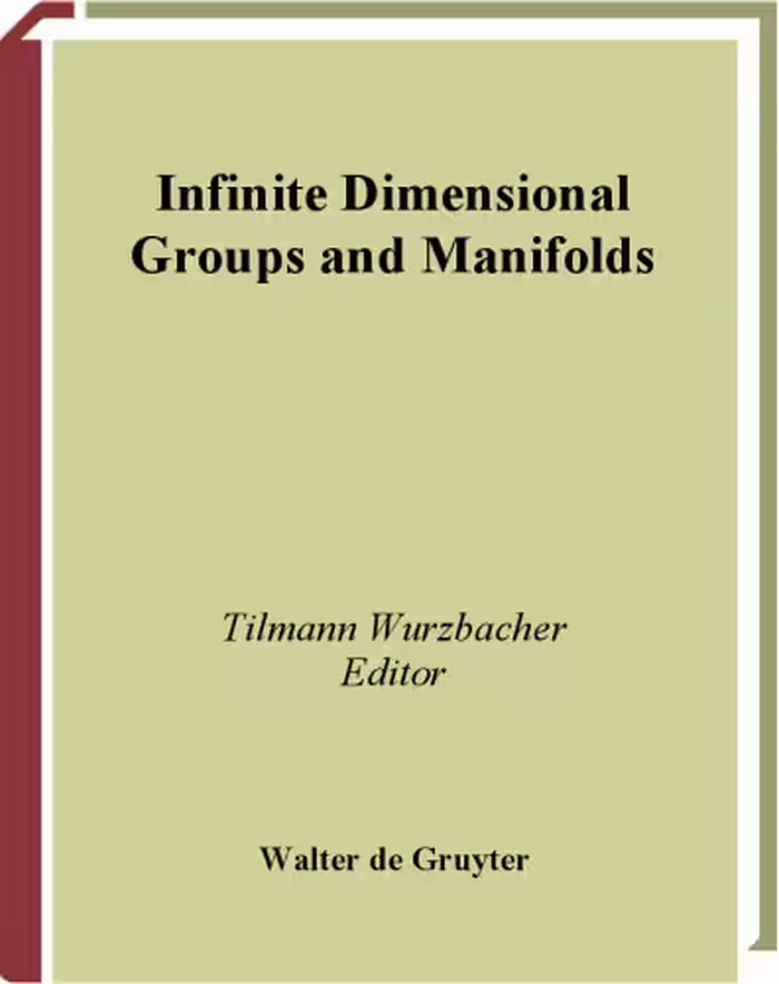خرید و دانلود نسخه کامل کتاب Infinite dimensional groups and manifolds