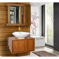 روشویی کابینت دار کاسپین چوب50 سانت