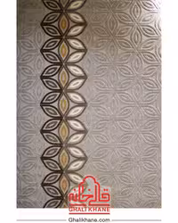 گلیم فرش ماشینی ساوین کد 7432 نقره ای