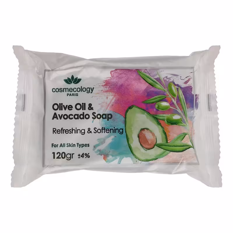 صابون شستشو کاسمکولوژی مدل روغن زیتون و آووکادو وزن 120 گرم