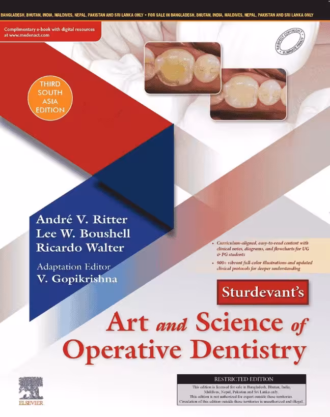 کتاب Sturdevant’s Art and Science of Operative Dentistry 2025 زبان اصلی
