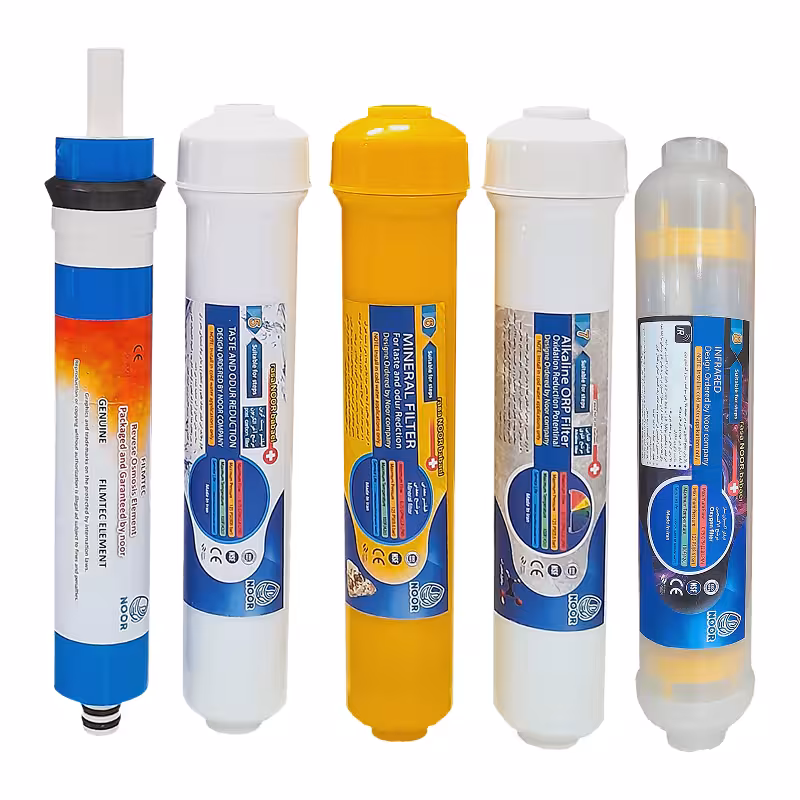 فیلتر دستگاه تصفیه آب نور مدل قلیایی بسته 5 عددی