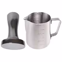 ست تمپر و پارچ کف‌ساز شیر مدل S58 | چاوه