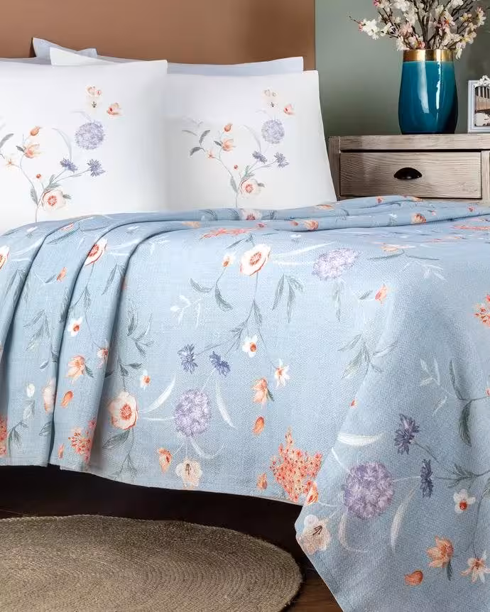 ست روانداز تابستانی مادام کوکو طرح Jeamet تکنفره 3 تکه