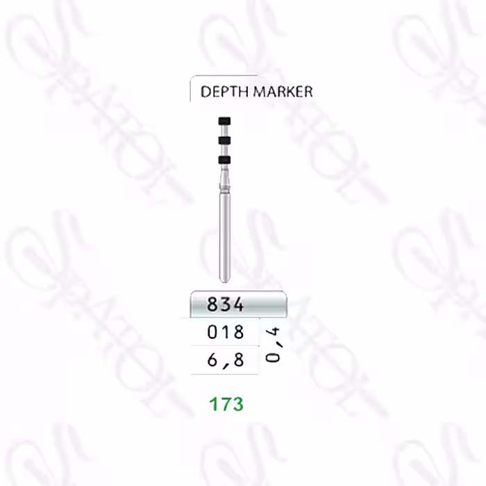 فرز الماسی توربین تراش 6.8 میل DEPTH MARKER 834 تیزکاوان TEESKAVAN