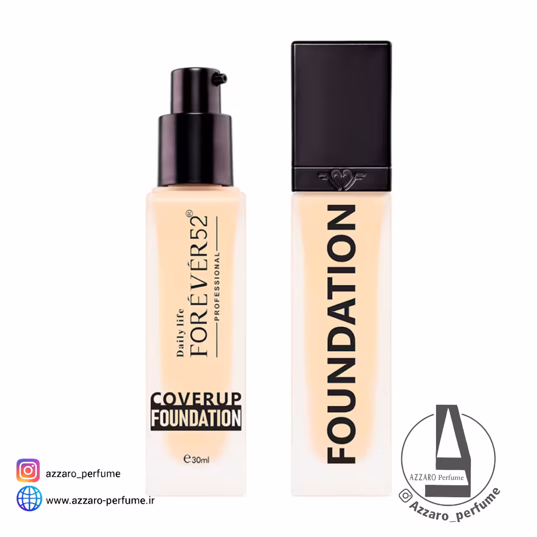کرم پودر فول کاور فور اور Forever52 caramel fcu 10.3 حجم 30 میل