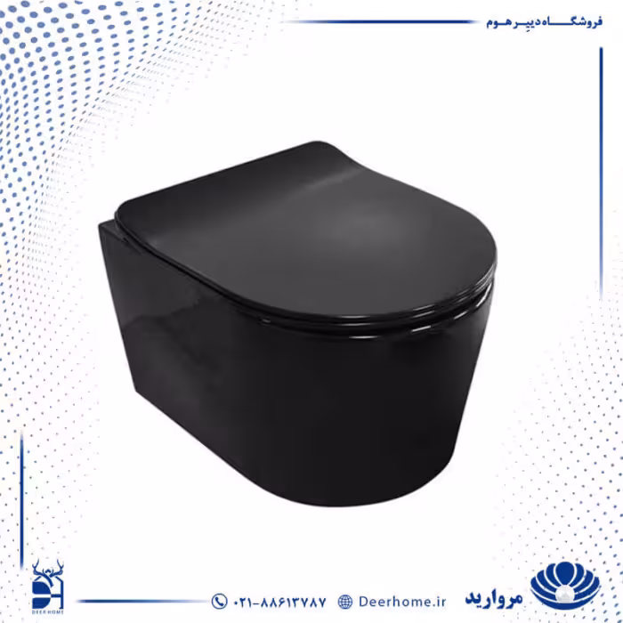 توالت وال هنگ مروارید مدل دسپینا 49 (درب UF)