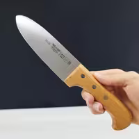 چاقو آشپزخانه اکبری با دسته چوبی مدل WS10