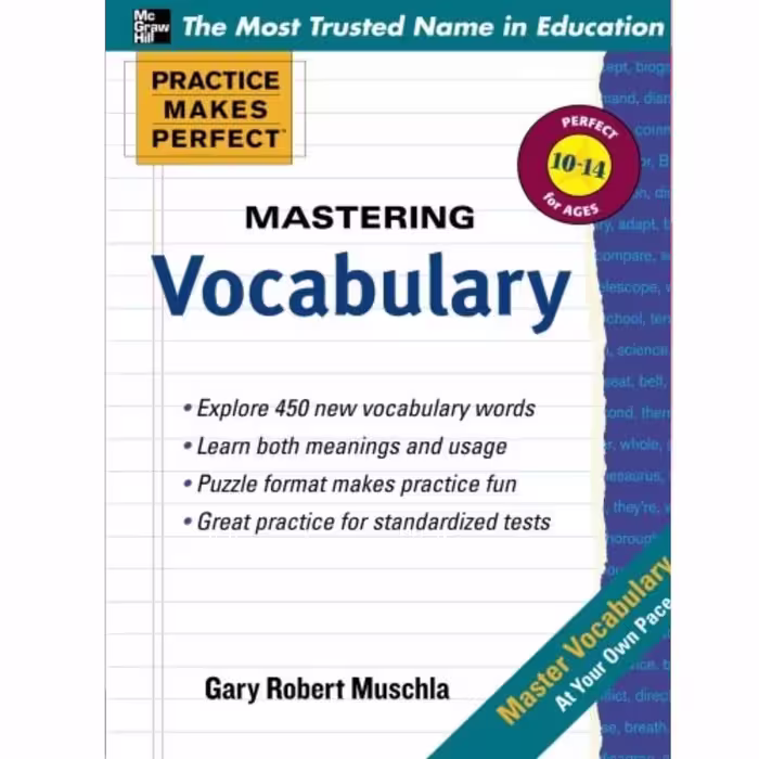 کتاب Gary Robert Muschla Mastering Vocabulary