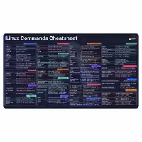 دسک پد هومرو طرح چیت شیت لینوکس مدل DP063