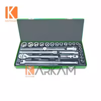جعبه بکس 25 پارچه 1.2-6 پر اینچی GCAD2513 تاپ تول