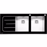 سینک شیشه ای ایلیا استیل مدل 8022