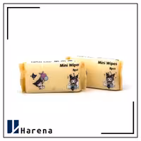 دستمال مرطوب طرح کرومی زرد