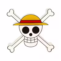 آیکون لایت اورجینال Straw Hat Jelly Roger Skull