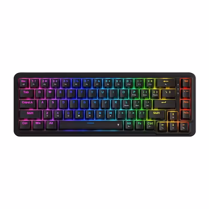 کیبورد بی سیم گیمینگ ردراگون K708 PRO Black RGB