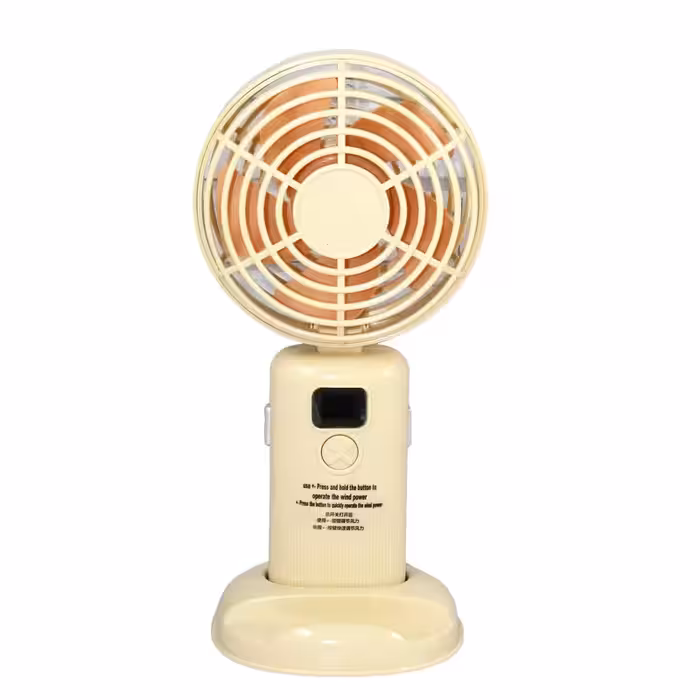 پنکه همراه مدل دستی و رومیزی کد GLnd00015 ظرفیت 500 میلی آمپر ساعت | چاوه