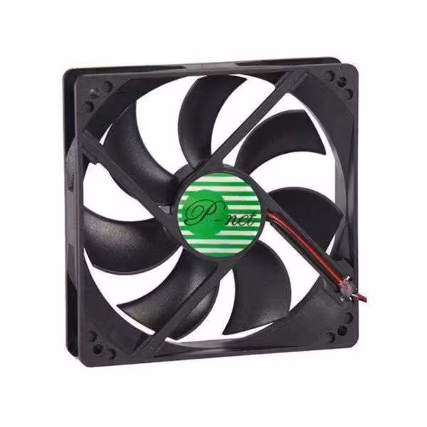 فن کیس 12V سایز 12×12 ضخامت 2.5cm مارک P-NET