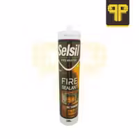 چسب سیلیکون کوره مشکی سلسیل SELSIL FIRE SEALANT 300ml
